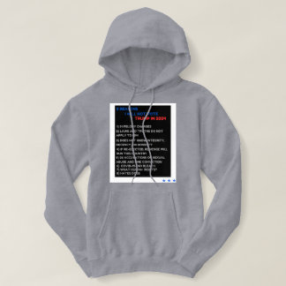PULL À CAPUCHE 8 RAISONS POUR LESQUELLES JE NE VAIS PAS VOTER TRU