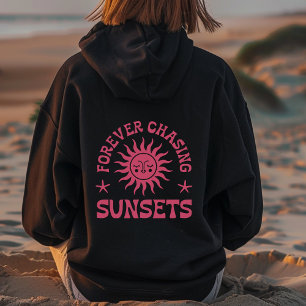 Pull À Capuche À la poursuite des couchers de soleil pour toujour