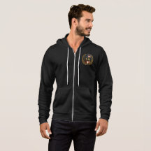 AAI Zip-Up Hoodie – Front Logo / Back Jesus Design