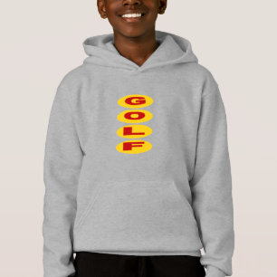 Pull à capuche acier enfants DESIGN GOLF