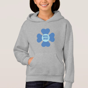 Pull à capuche acier filles AMOUR NOEL SPORT