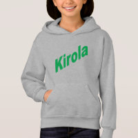 Pull à capuche acier filles KIROLA