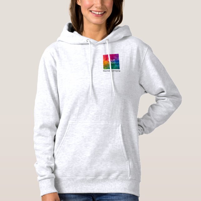 Pull À Capuche Add Your Text Upload Photo to Womens Name (Devant)