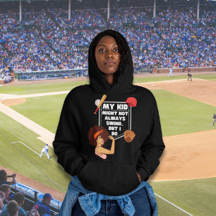 Pull À Capuche Afro Baseball Maman MON ENFANT PEUT NE PAS TOUJOUR