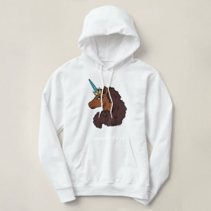 Pull À Capuche Afro Unicorn Unique