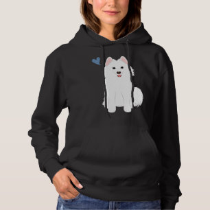 Pull À Capuche Aimer White Pomsky Pomeranian Husky