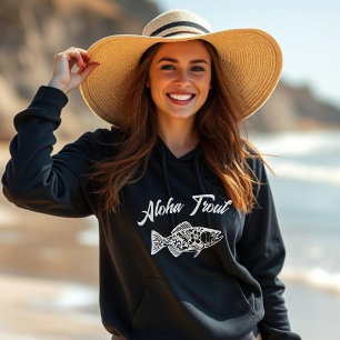 Pull À Capuche Aloha Trout-Hawaiian