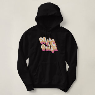 Pull À Capuche Alpha Chi Omega Écriture Groovy