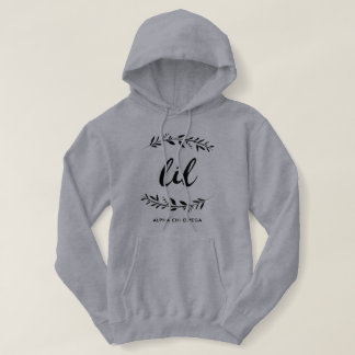Pull À Capuche Alpha guirlande d'Omega | Lil de Chi