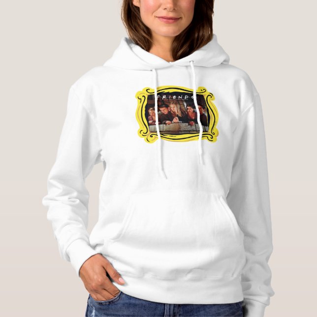 Pull À Capuche AMIS™ | La Bande sur le Balcon (Devant)