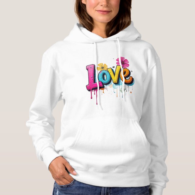 Pull À Capuche Amour  (Devant)