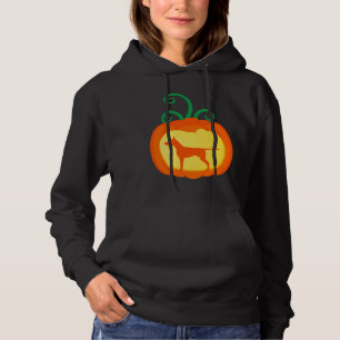 Pull À Capuche Amoureux des chiens de la lanterne Citrouille Dobe