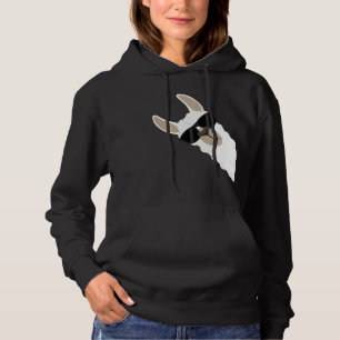Pull À Capuche Amusante Llama aux lunettes de soleil alpaga cool
