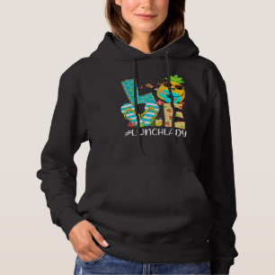 Pull À Capuche Ananas Amour Déjeuner Dame Bonjour Vibes d'été