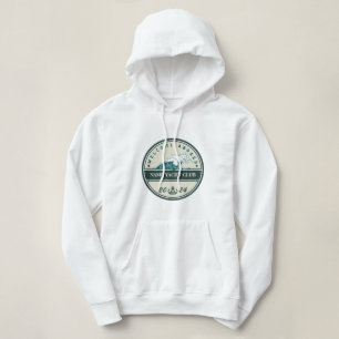 Pull À Capuche Ancre Bleue Nautique Bienvenue yacht de voile Bate