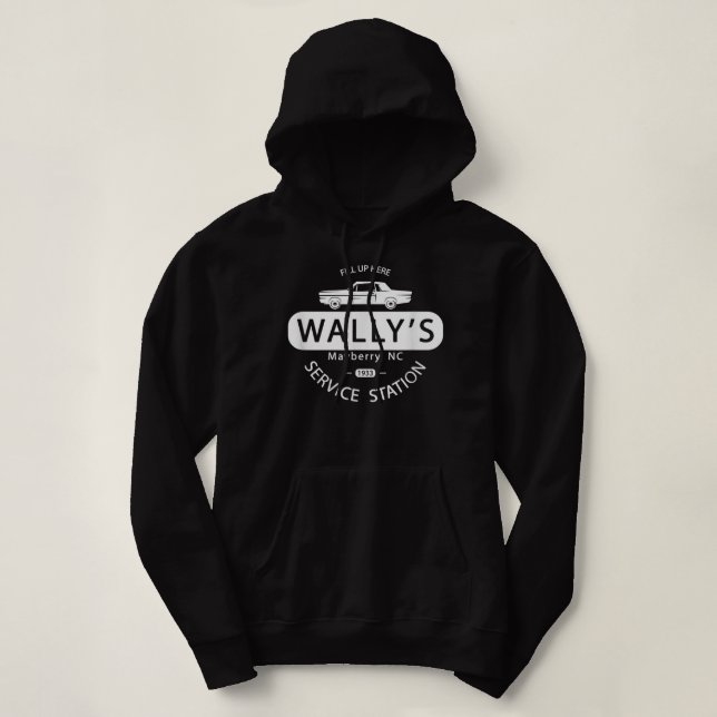 Pull À Capuche Andy Griffith Show Wally's Service Station Classi (Design devant)