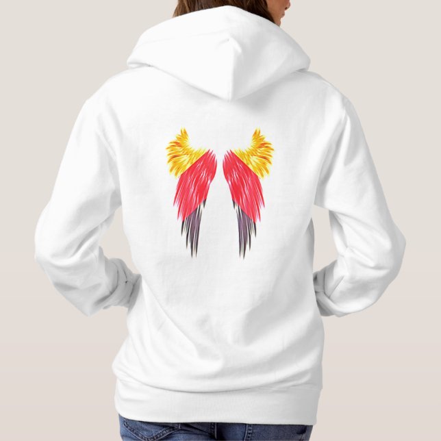 Pull À Capuche Angel d'Allemagne (Dos)