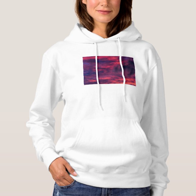 Pull À Capuche août rouge (Devant)