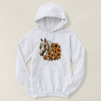 Appaloosa Horse aux tournesols