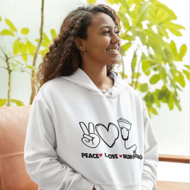 Pull À Capuche Appréciation de l'amour pour la paix (Créateur téléchargé)