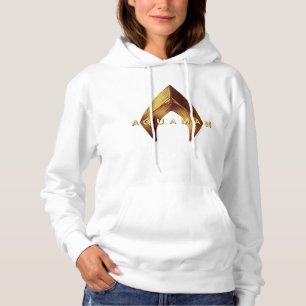 Pull À Capuche Aquaman   Logo Golden Aquaman