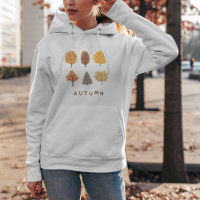 Arbres d'automne minimalistes mignons