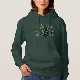 Pull À Capuche Arbres de Noël en pin frais de ferme moderne décor