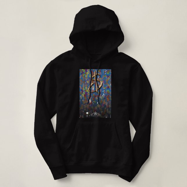 PULL À CAPUCHE ARGENT (Design devant)