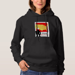 Pull À Capuche Arizona Cryptid Accueil Du Monstre Mogollon