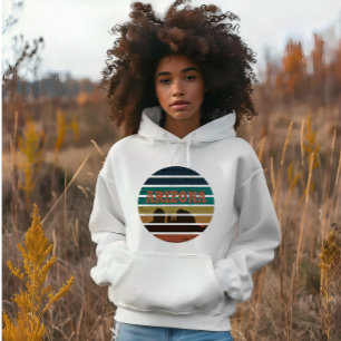 Pull À Capuche Arizona Sedona paysage vintage az coucher de solei