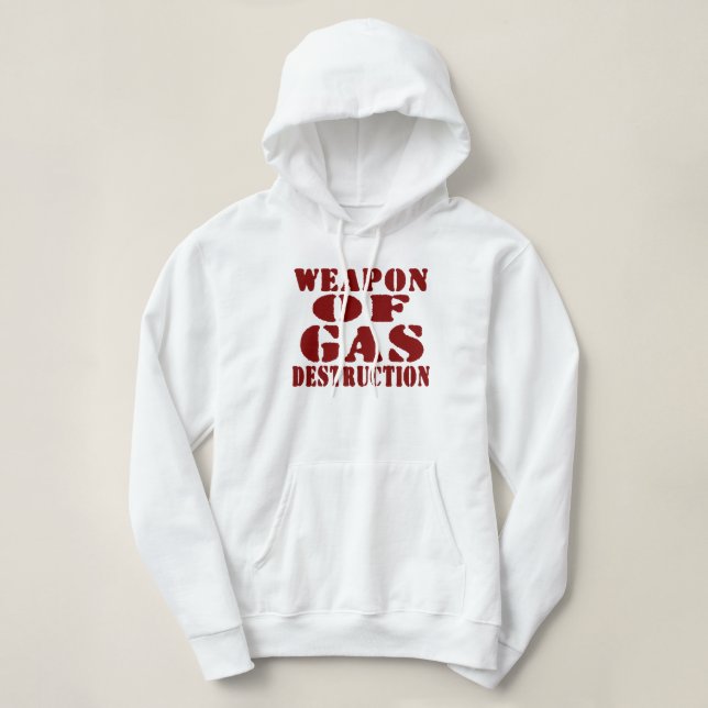 Pull À Capuche Arme de destruction de gaz (Design devant)