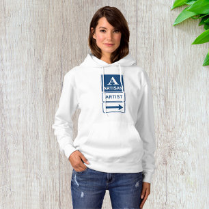 Pull À Capuche Artisan Studio Signer flèche directionnelle