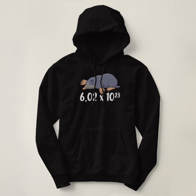 Pull À Capuche Avagadros Numéro Funny Mole Day Chimie (Design devant)
