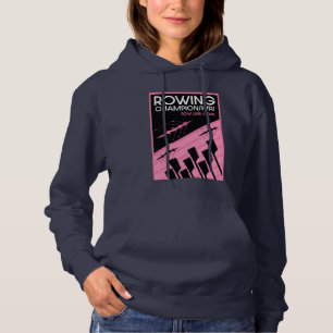 Pull À Capuche Aviron international féminin