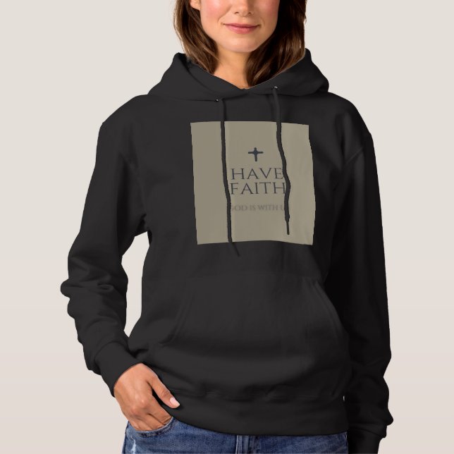 Pull À Capuche Avoir foi (Devant)