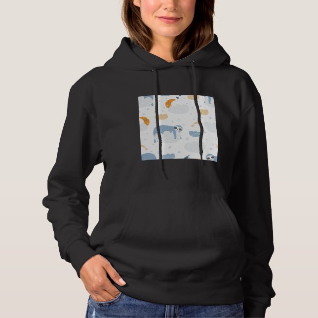 Pull À Capuche Baby Sloth Sky (Devant)