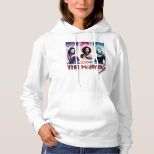 Pull À Capuche Badge du logo du panneau de trois couleurs des mer