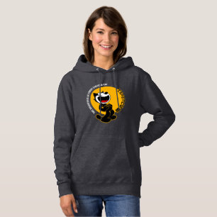 Pull À Capuche Bande dessinée Chat de dessin animé   Femme
