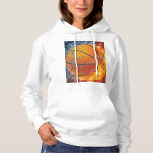 Pull À Capuche Basket flamboyant
