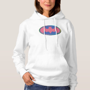 Pull À Capuche Batman   Logo Pink Polka Dot