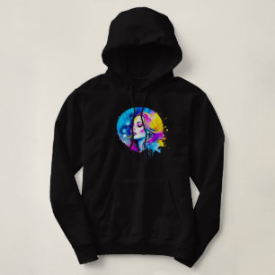 Pull À Capuche Belle aquarelle femme Abstraite