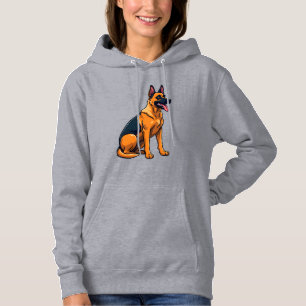 Pull À Capuche Berger belge Malinois (1)