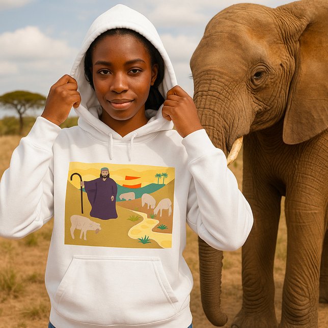 Pull À Capuche Berger Et Son Horloge (Créateur téléchargé)