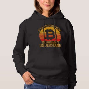 Pull À Capuche Bitcoin Chose Vintage Golden Bitcoin Crypto Curren