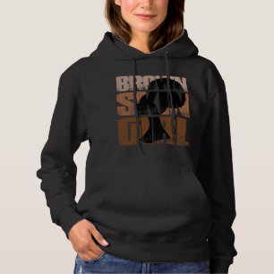 Pull À Capuche Black Melanin Queen Magie Brown fille de peau June