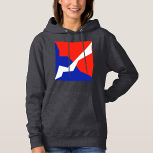 Pull À Capuche Bleu rouge blanc