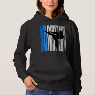 Pull À Capuche Blue Jiu Jitsu Champion Girls Anniversaire Train C
