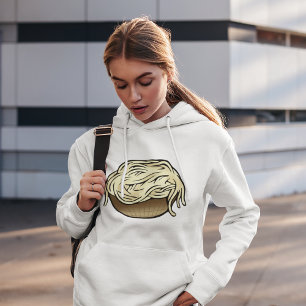 Pull À Capuche Bol de spaghetti Alimentation de nouilles de pâtes