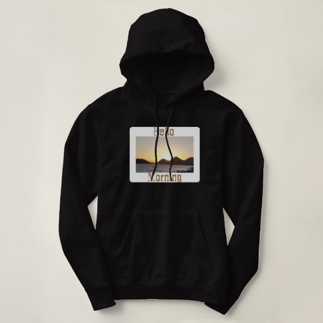 Pull À Capuche Bonjour (Design devant)
