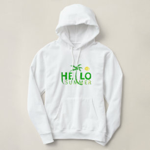 Pull À Capuche Bonjour été
